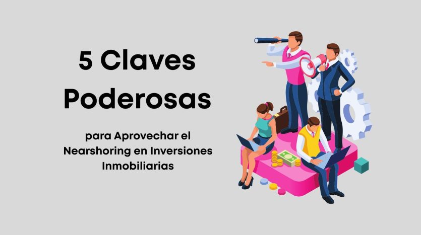 Descubre cómo aprovechar el nearshoring en México para impulsar tus inversiones inmobiliarias con estas estrategias infalibles.